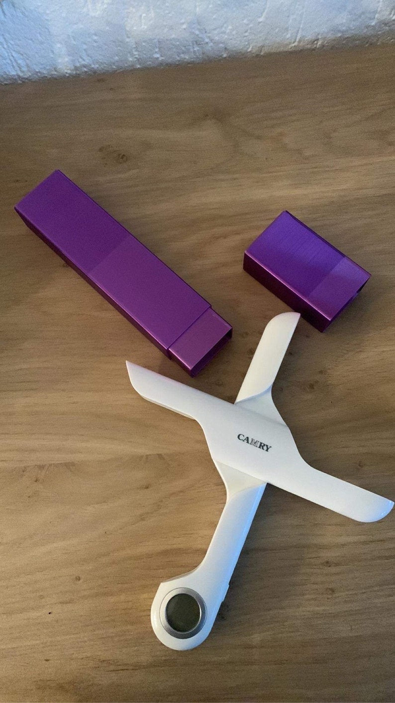 CAMRY Inklapbare digitale keukenweegschaal opberg- meeneem koker