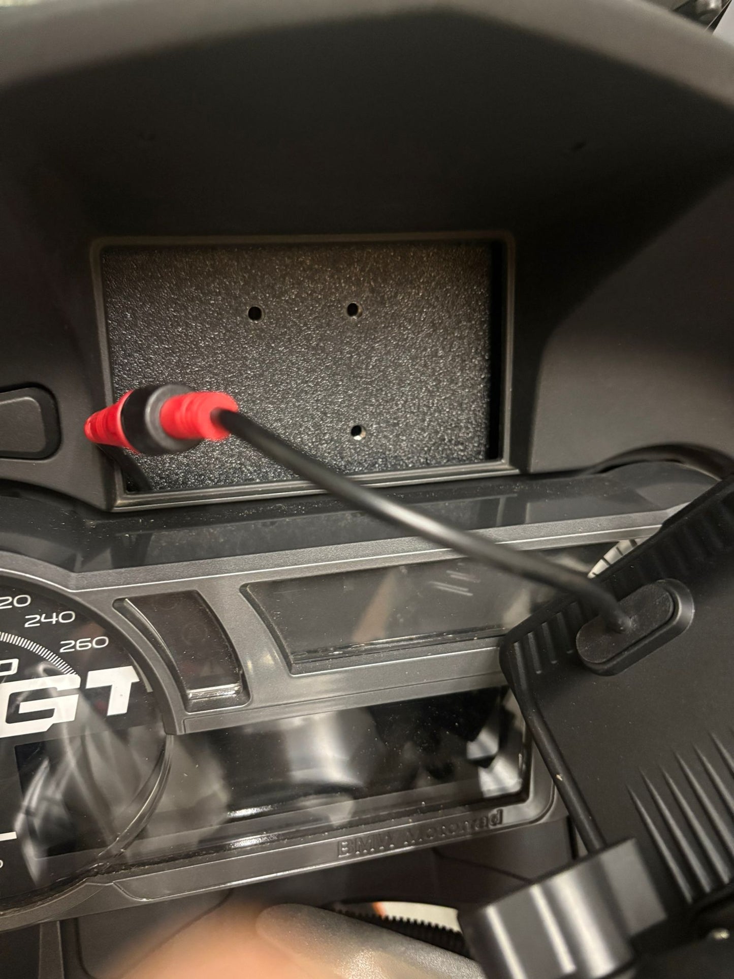 BMW K1600 Garmin Baseplate voor uitbreiding montage Carplay